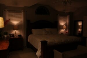 وجود نور در اتاق هنگام خواب